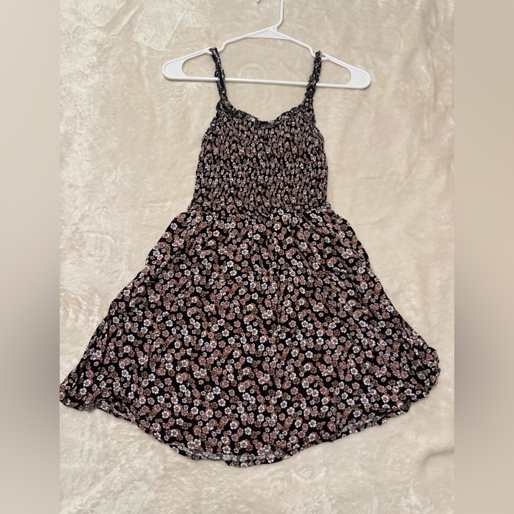 Justify Black and Pink Floral Mini Dress